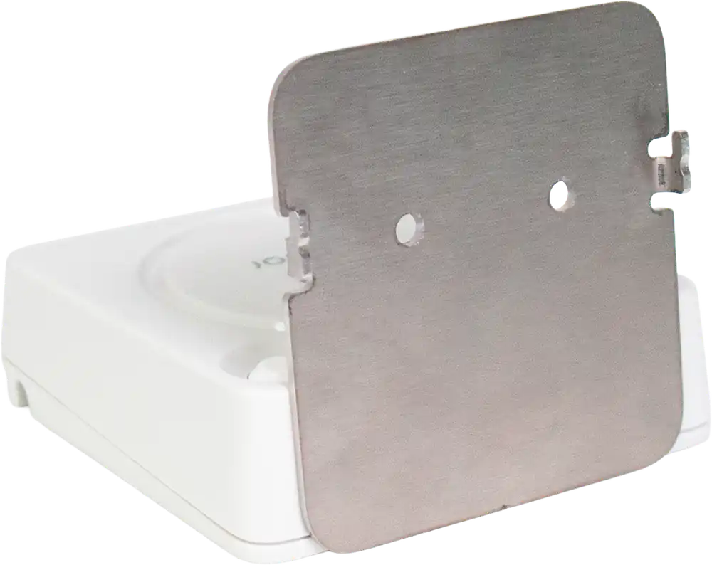 Sonderaktion Pironex sonsor Wandhalterung Halterung für Sonsor Alarmsystem oder Sirene aus Edelstahl 64 x 68 mm