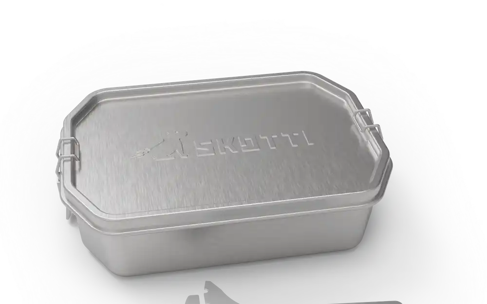 Skotti Multifunktionsbox Boks für Skotti Grill inklusive Hebezange stapelbar Sichere Zahlung