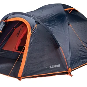 Tambu Haika Kuppelzelt für 3 Personen aus recyceltem Polyester 2.000 mm Wassersäule Mega-Angebot
