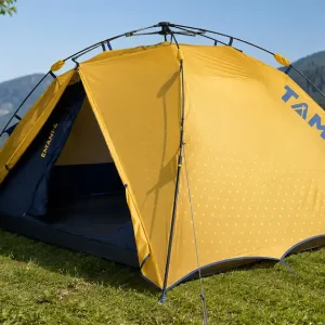 Sonderangebot Tambu Emani 4 Schnellaufbauzelt für 4 Personen aus recyceltem Polyester 2.000 mm Wassersäule