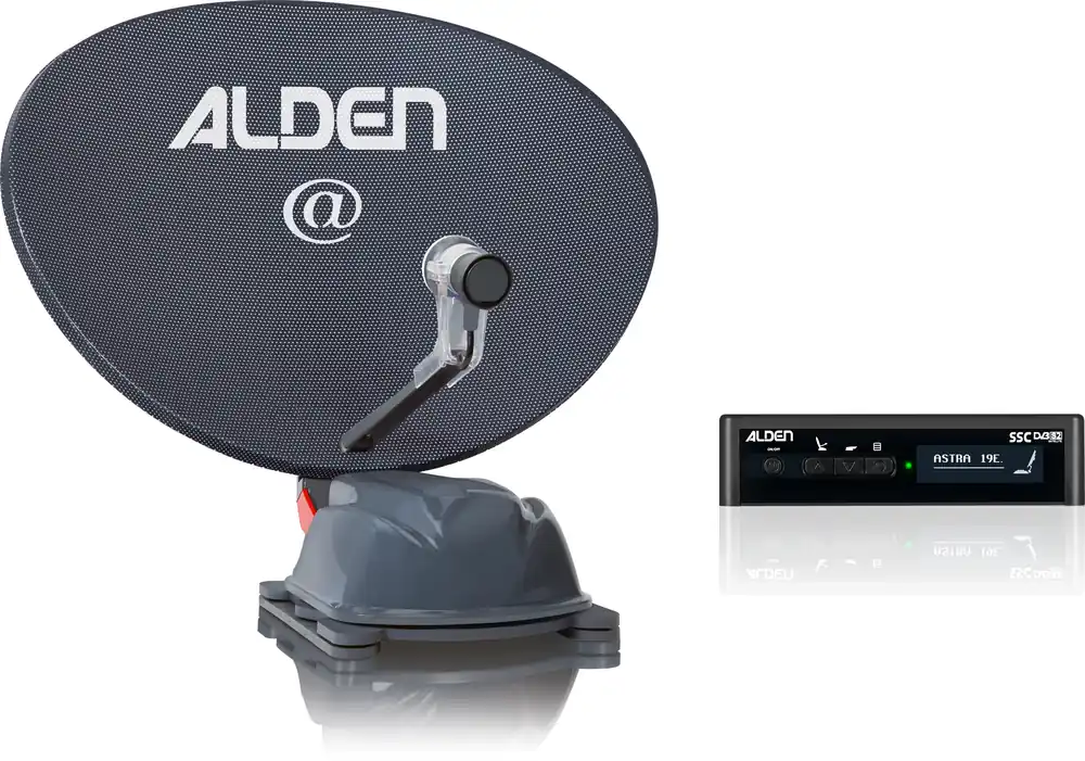 Alden AS2@ 60 Satellitenanlage mit S.S.C HD-Steuermodul und integrierter LTE-Antenne Garantierte Lieferung