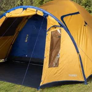 Top-Preis Tambu Setu 5 Kuppelzelt für 5 Personen aus recyceltem Polyester mit Stehhöhe 3.000 mm Wassersäule
