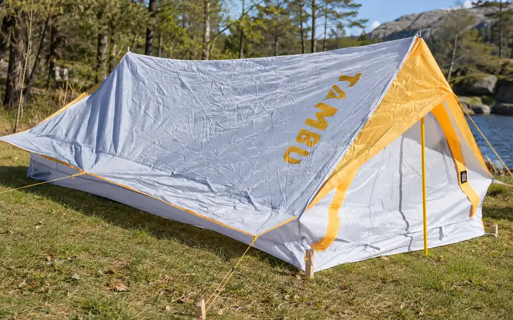 Tambu Ekati 2 Trekkingzelt für 2 Personen aus recyceltem Polyester 2.000 mm Wassersäule Knallerangebot