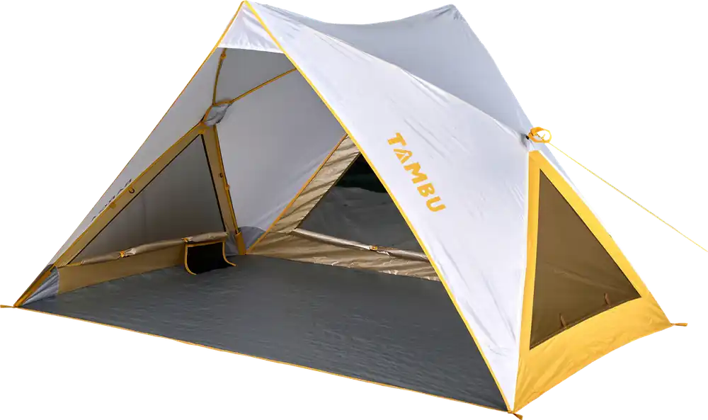 Tambu Barga Quick Set Up Strandmuschel 148 × 210 × 122 cm Neu