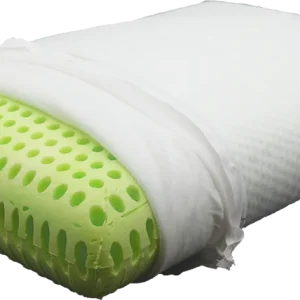 Nur Heute Mape Camping- und Reisekissen aus ergonomischem Therm Soft Schaum und Baumwolle grün
