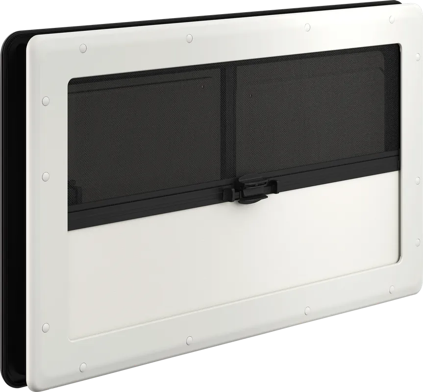Preisreduziert Dometic PUR-Win S10 Schiebefenster doppelte Acrylverglasung mit integriertem Rollo und Fliegengitter