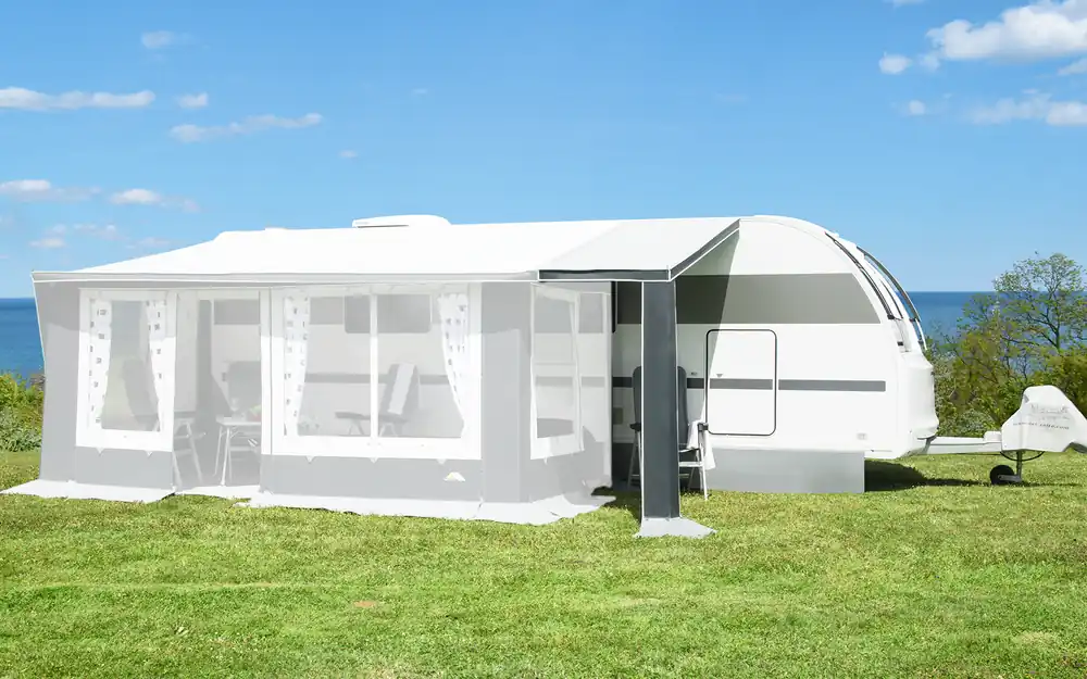 Preisknaller DWT Verandadach für Juwel 4 Seasons Wohnwagenvorzelt 100 x 270 cm