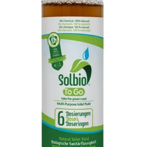 Solbio ToGo nachhaltige Sanitärflüssigkeit Toilettenpflege mit Eukalyptus und Orangenduft 0,25 Liter Aktuell