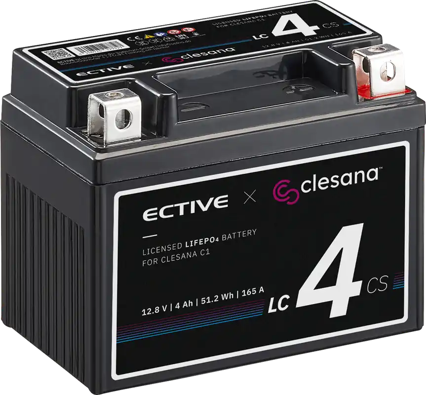 Knallerangebot Ective LC 4CS LiFePO4 Lithium Batterie für Clesana C1 Toilette 4 Ah 12V