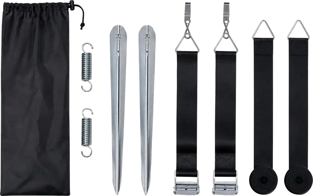 Markenware Berger Markisensturmband-Set für Thule Omnistor Markisen, 9-teilig, Sturmband