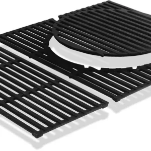 Schnäppchen Enders Switch Grid Uniq Pro 3 Gussrost emailliertes Gusseisen mit herausnehmbarem Rundelement 68 x 49,5 cm