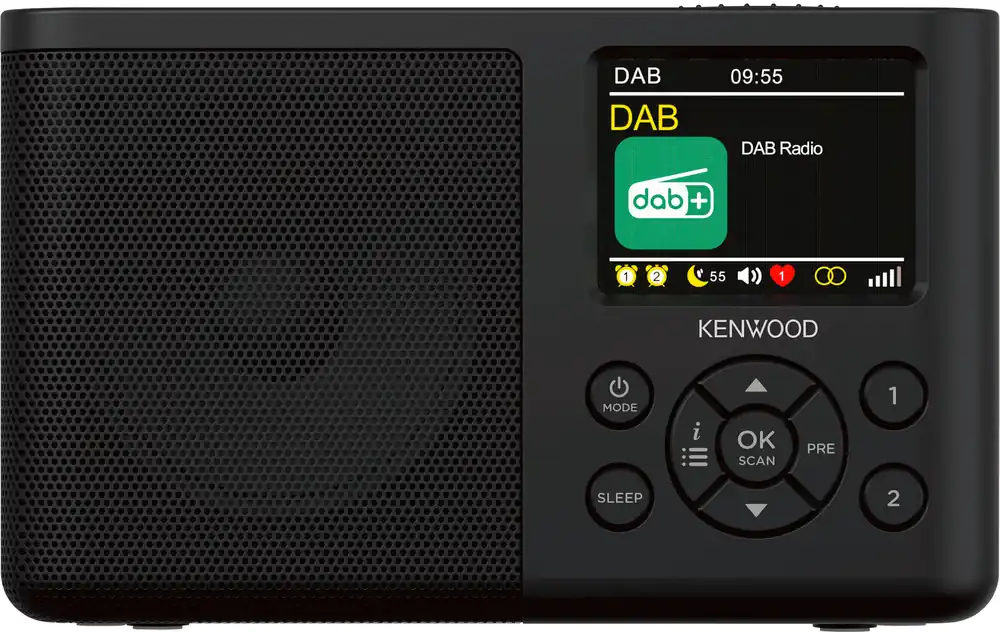 Kenwood CR-M33DAB-B portables DAB+ Radio Markenprodukt