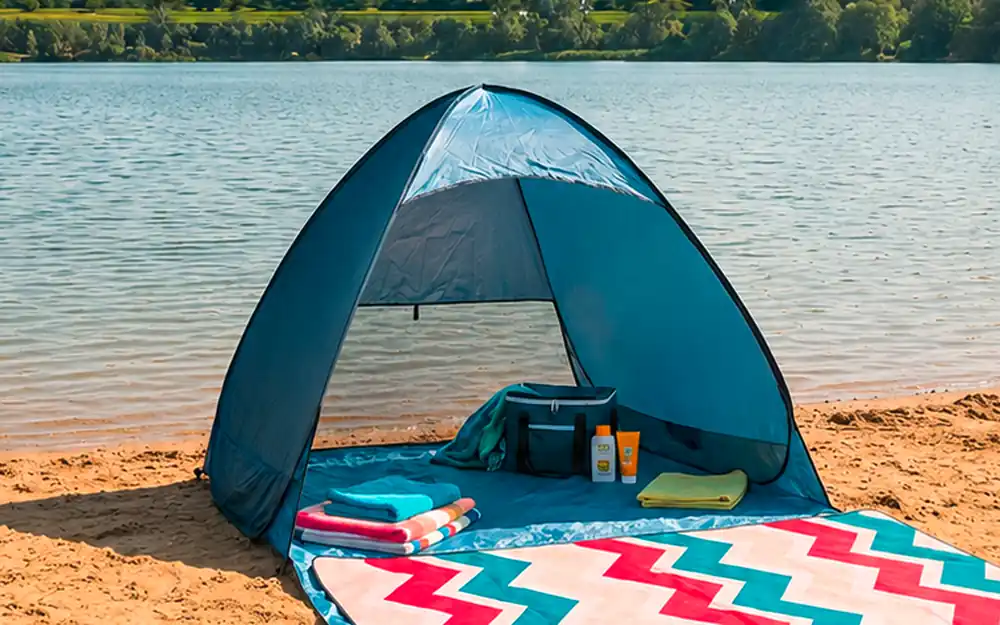 Berger Pop-Up Beach Strandmuschel Knallerangebot