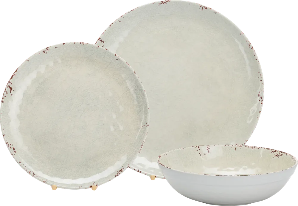 Flamefield Rustic Pearl Set Geschirrset 12-teilig Direkt Vom Hersteller