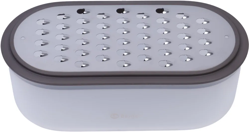 Berger 2-in-1-Küchenreibe mit zwei Aufsätzen und Auffangbehälter Top-Seller
