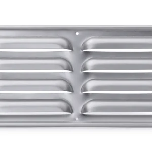 Aktuell HKG Kiemenblech Belüftung Aluminium eloxiert 25,5 x 11,5 cm