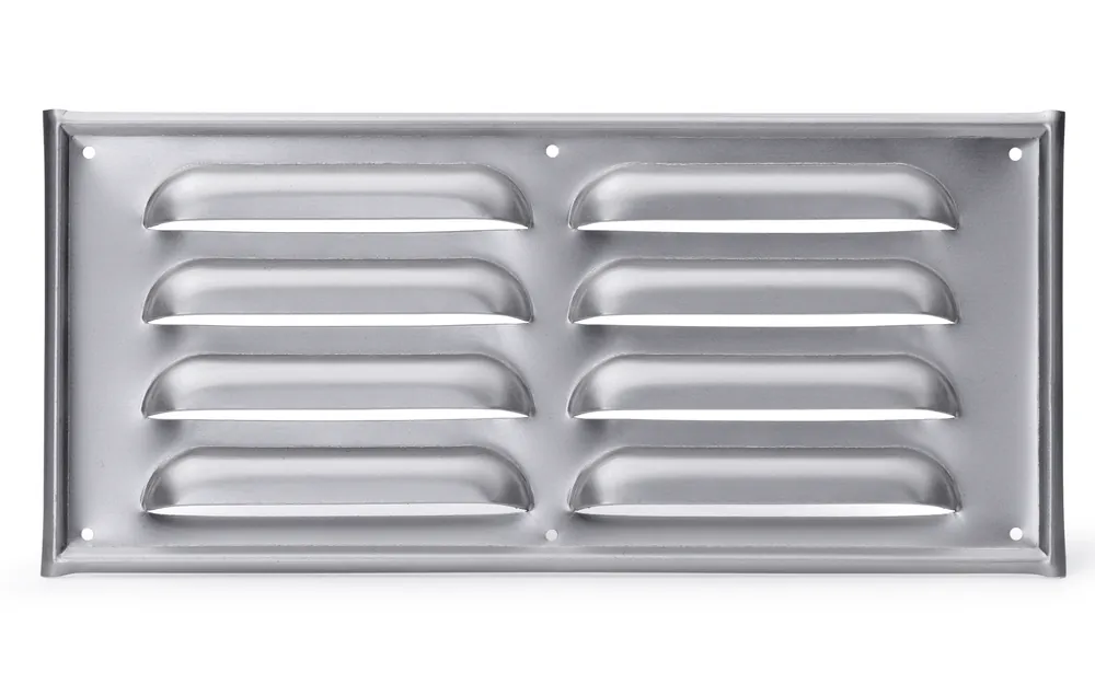 Aktuell HKG Kiemenblech Belüftung Aluminium eloxiert 25,5 x 11,5 cm