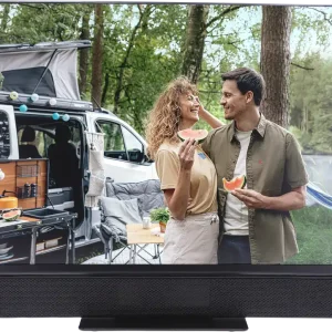 Berger Acoustiq HD Smart Fernseher mit integrierter Soundbar, Triple-Tuner und 12 / 230 V Online Kaufen