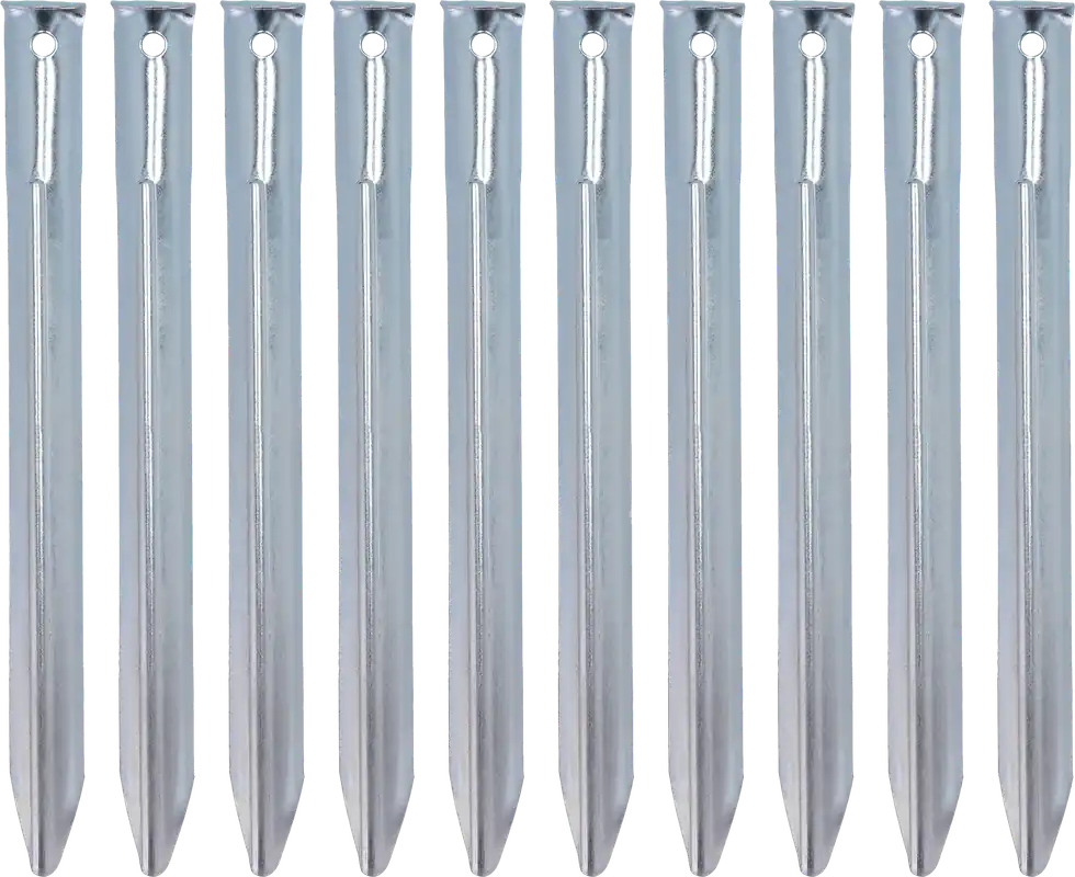 Schnäppchen Berger BasePeg V-Profi Zelthering aus Stahl für gemischte Böden, 10er-Pack