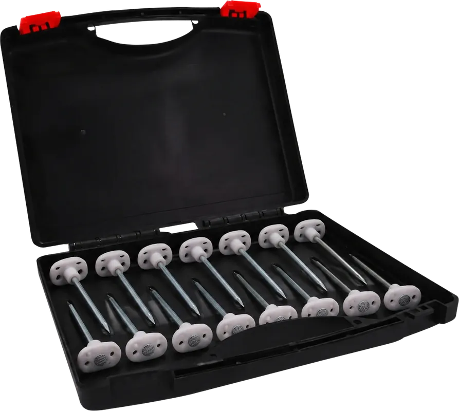 Berger StrongPeg Erdnagel Zelthering-Set 10 cm aus Stahl für harte Böden, 15-teilig Wochenendangebot