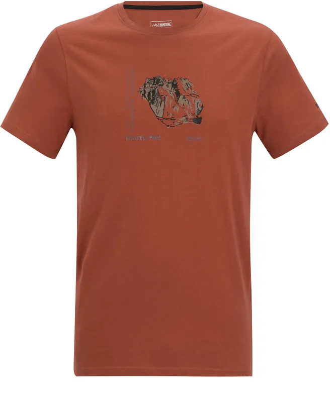 Bestpreis Regatta Breezed Herren T-Shirt mit Grafikdruck