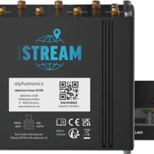 Preisknaller alphatronics Stream 5G Evo Router Set mit Außenantenne und Dual-SIM