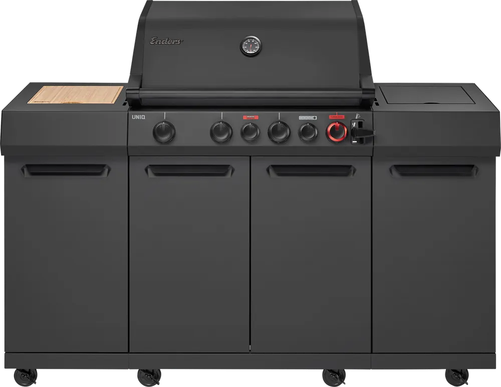 Enders Uniq 4 IK Kitchen Cruster Shadow Gasgrill Solange Der Vorrat Reicht