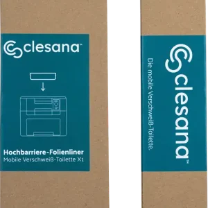 Nur Für Kurze Zeit Clesana X1 Hochbarriere-Folienliner für mobile Verschweißtoilette geruchsdicht
