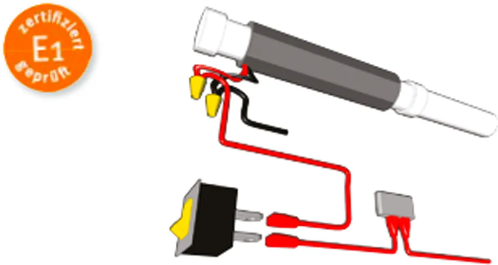 Sonderangebot Lilie Ultraheat Rohrheizung 12 Volt Rohrheizung 40 Watt
