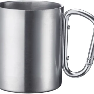 Westmark Edelstahltasse mit Karabinerhenkel 300 ml Wochenendangebot