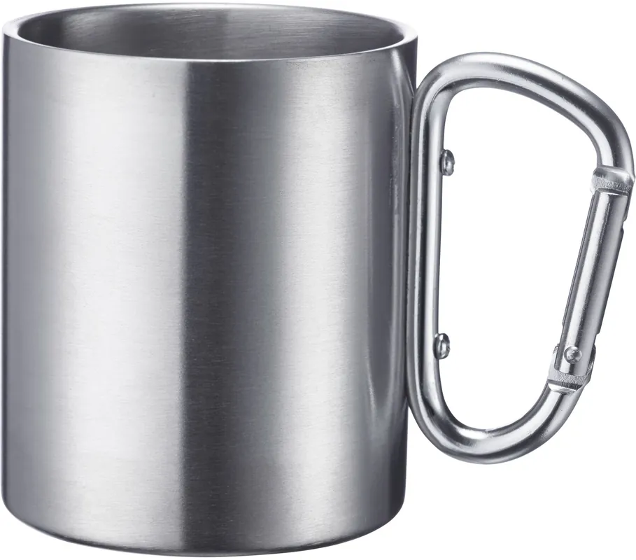 Westmark Edelstahltasse mit Karabinerhenkel 300 ml Wochenendangebot