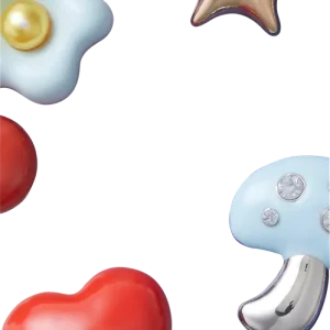 Crocs Jibbitz Puffy Metals 5er Pack Billig