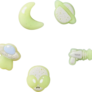 Crocs Jibbitz Glow In The Dark Space 5er Pack Günstig