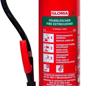 Gloria SKA+ 6 PRO Schaum Aufladefeuerlöscher mit fluorfreiem Schaum für A- und B-Brände 6 Liter Neu