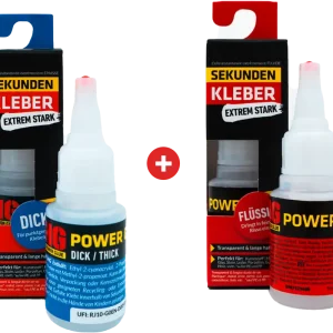 HG Power Glue Sekundenkleber Set 2-teilig dick und flüssig je 20 g Direkt Vom Hersteller