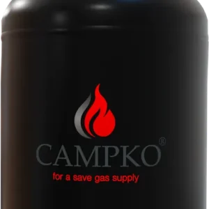 CAMPKO Gasflasche Stahl mit Multiventil 80 % Füllstopp 30 Liter unbefüllt Sonderaktion