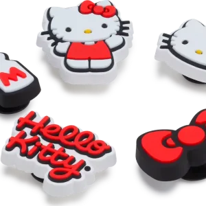 Bestpreis Crocs Jibbitz Hello Kitty Schuhanstecker 5er Pack