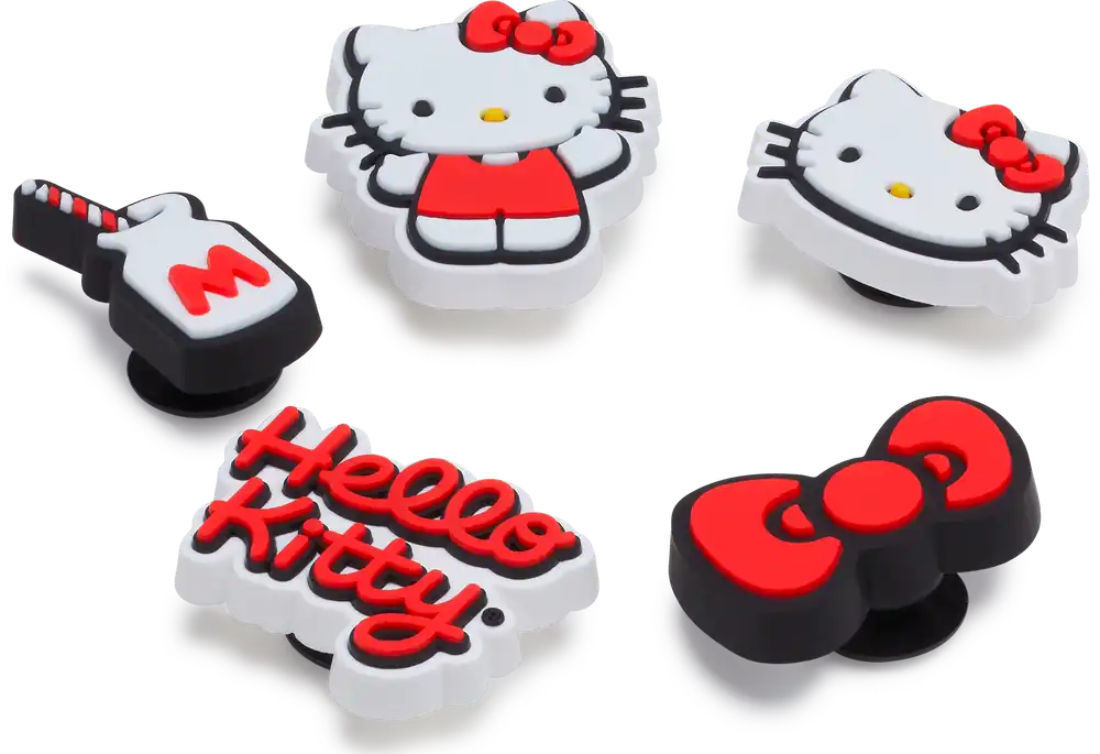 Bestpreis Crocs Jibbitz Hello Kitty Schuhanstecker 5er Pack