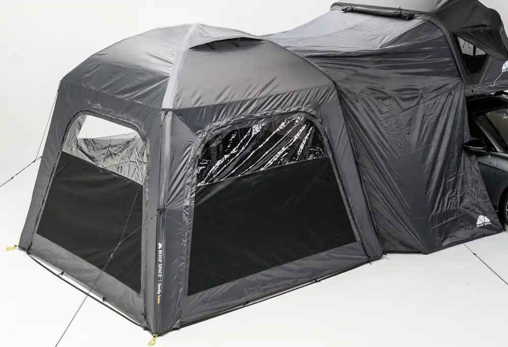 Neue Kollektion Roof Space Family Base Vorzelt freistehend 3 x 3 Meter passend für Dachzelt Roof Space