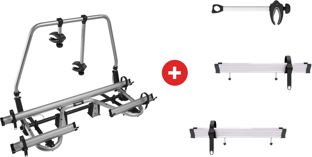 Thule Caravan Superb Standard Deichsel Fahrradträger für 3 Fahrräder, E-Bike geeignet Neue Kollektion