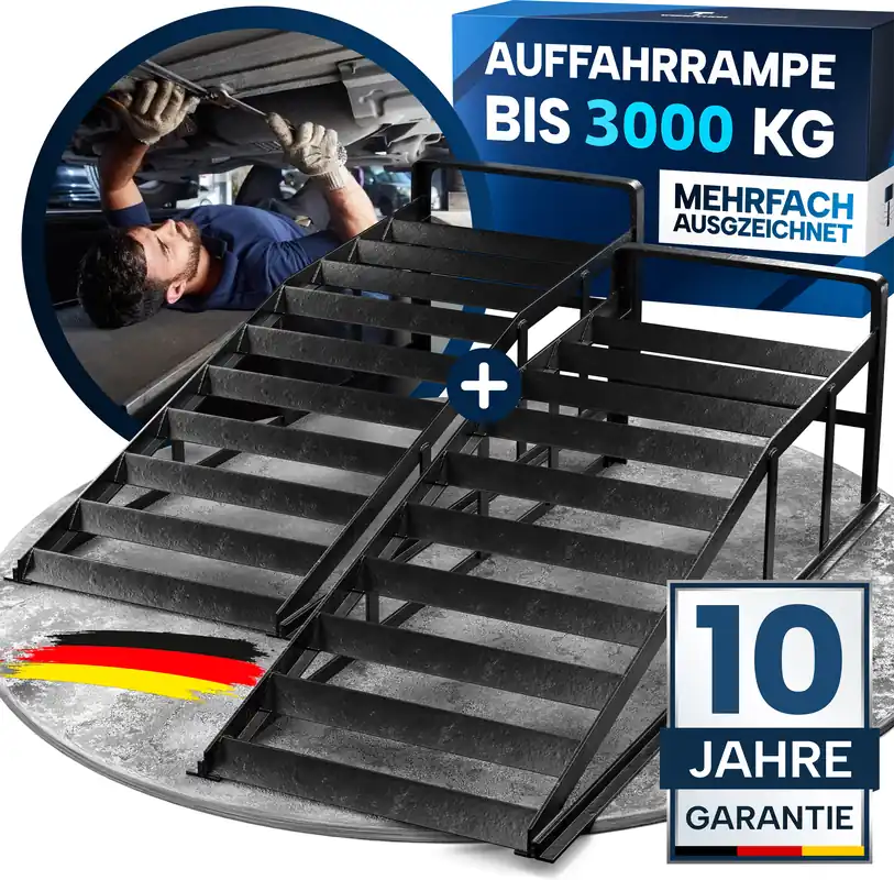 Neu Im Sortiment Werkthor KFZ Auffahrrampen Set bis 3 Tonnen
