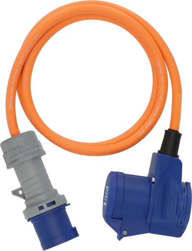 Günstig Brennenstuhl CEE Camping Verlängerungskabel CEE Stecker Winkelkupplung Schutzkontakt Steckdose 230 V / 16 A