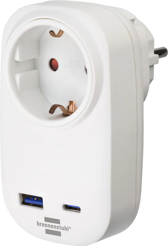 Günstig Brennenstuhl Steckdosenadapter 230 V USB-C Power Delivery 20 W USB-A 18 W