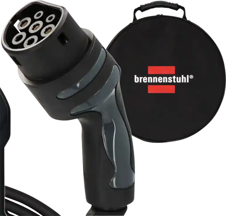 Must-Have Brennenstuhl EV Ladegerät Typ 2 Schutzkontakt Mobile Wallbox 2,3 kW 8 Meter Kabel