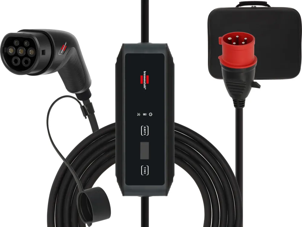 Top-Angebot Brennenstuhl EV Ladegerät Typ 2 CEE Mobile Wallbox 11 kW 8 Meter Kabel