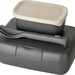 Koziol Candy Ready Lunchbox Set 5 teilig mit 3 teiligem Besteck / Box Candy L / Dose Candy S auslaufsicher Kracherpreis