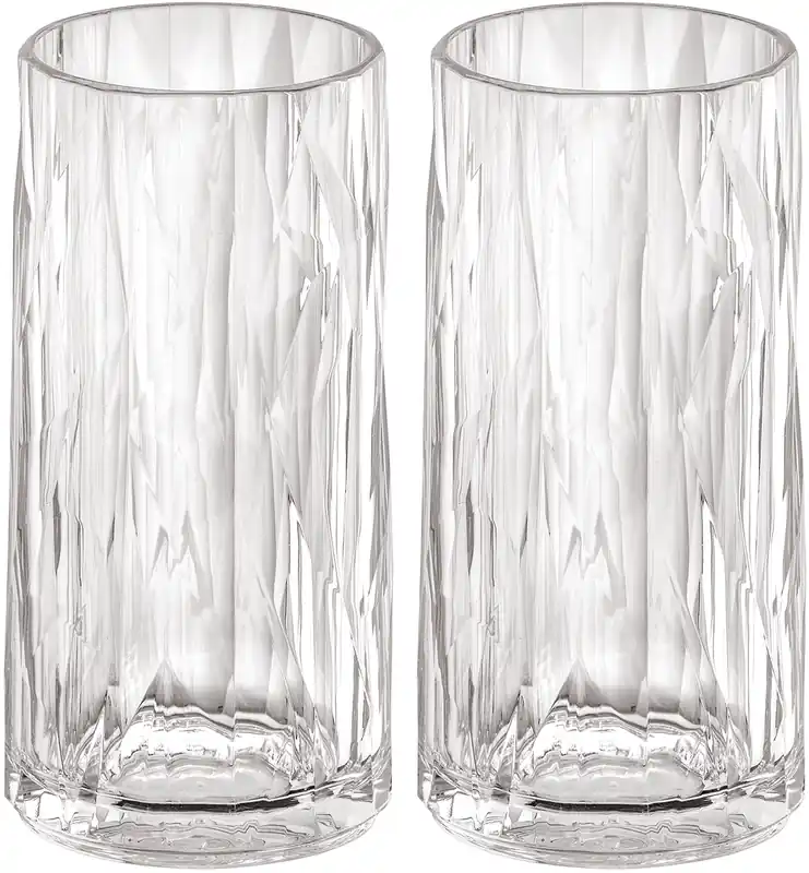 Neu Koziol Club No. 8 Superglas Longdrinkglas 300 ml 2er Set bruchsicher und isolierend