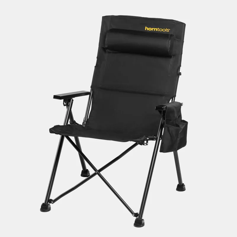 Horntools Campingstuhl Recliner faltbar verstellbare Rückenlehne bis 150 kg Wochenendangebot