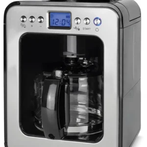 Expressversand Caso Coffee Compact Electronic Kaffeemaschine mit Mahlwerk bis 4 Tassen