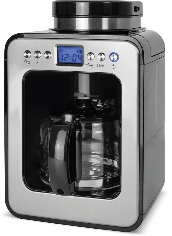 Expressversand Caso Coffee Compact Electronic Kaffeemaschine mit Mahlwerk bis 4 Tassen